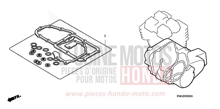 TROUSSE DE JOINT B de CB Two Fifty TASMANIA GREEN ME (G142) de 1994